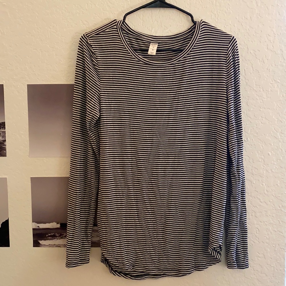 Old Navy lightweight striped long sleeve